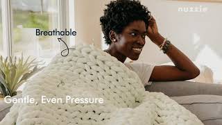 Enjoy the Therapeutic Benefits of Your Weighted Blanket For Years With Nuzzie Blankets [upl. by Ettevy]