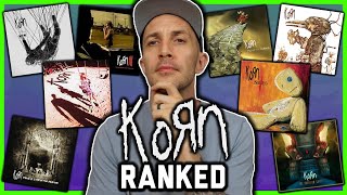 KORN discography deep dive WORST to BEST [upl. by Aiynat]