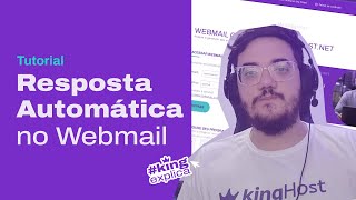 Como Inserir Resposta Automática no Webmail da KingHost [upl. by Paderna776]