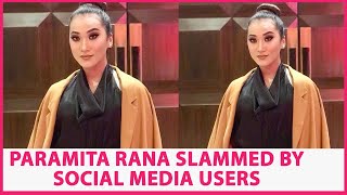 Paramita RL Rana slammed by social media users for her sadist comment in TiktokParamita Apologized [upl. by Damas]