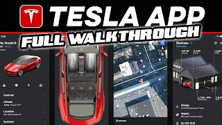 Tesla App Tutorial  Everything You Need To Know [upl. by Kyre]