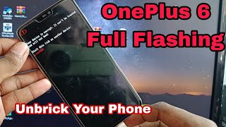 How To Unbrick Oneplus 6  Your Device Is Corrupted And Cannot Be Trusted  Oneplus 6 Full Flashing [upl. by Azenav247]