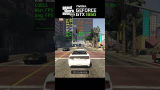 GTX 1650 GTA V 1080P Very High Settings [upl. by Graniah574]