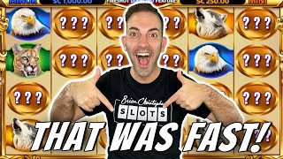 BIG WIN BONUS in 60 Seconds 🦬 Stampede Fury 2 ⫸ LuckyLand Slots [upl. by Iuq]