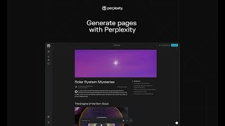 Introducing Perplexity Pages [upl. by Ybor120]