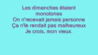 Mon vieux paroles [upl. by Khudari406]