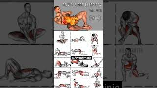 Pelvic floor workout for men 🔥Home workout pelvicmuscles homeworkout viral shorts fitness [upl. by Dahs]