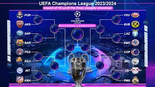 UEFA Champions League 20232024 • Calci di Rigore ottavi di finale fino alla finale • COM vs COM [upl. by Fax693]