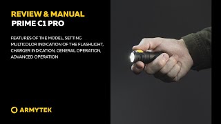 Review amp Manual Armytek Prime C1 Pro [upl. by Millian]