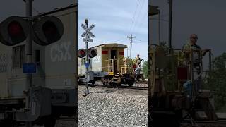 Ever Heard This Caboose Whistle CSX Train With Caboose JawTooth Shorts [upl. by Airtened]