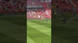 Charlton VS Leyton Orient Walkouts VERY LATE [upl. by Ennaitak238]