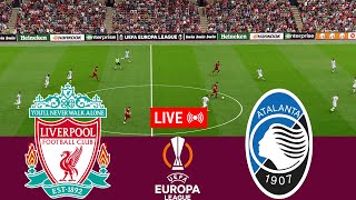 LIVE Liverpool vs Atalanta UEFA Europa League 2324 Full Match  VideoGame Simulation [upl. by Etyam]