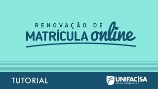 Como fazer sua matrícula online [upl. by Vassily59]