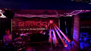 Fastest didgeridoo player  EMDEE LIVE FROM DARWIN amp aboriginal dancers  Fast drumnbass music [upl. by Sill]