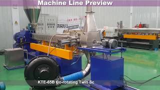 High Rate CaCO3 Filler Extruder PE PP Filler Masterbatch Extruder [upl. by Brande]