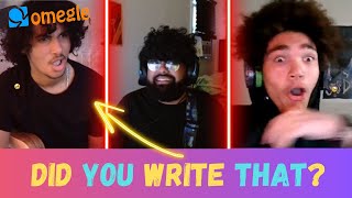 DID YOU WRITE THAT OMEGLE SINGING REACTIONS [upl. by Kubiak509]