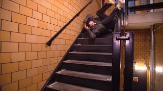 Hollywood Stuntman Shares the Best Way to Fall Down the Stairs [upl. by Markowitz]