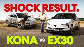 Volvo EX30 vs Hyundai Kona Electric Result Shock  Electrifyingcom [upl. by Jareen]