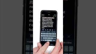 Placer FACILEMENT le Curseur dans un Texte sur iPhone  🍏 📱 [upl. by Eamanna]