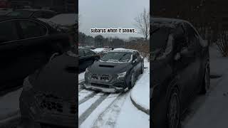 wrx  snow  fun subaru 2022wrx wrx [upl. by Filahk61]