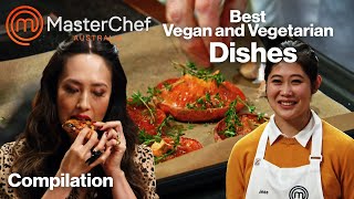 Best Vegan and Vegitarian Recipes  MasterChef Australia  MasterChef Australia [upl. by Anigar]