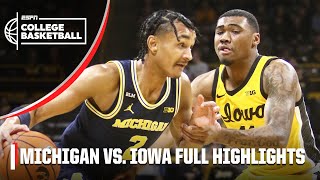 Michigan Wolverines vs Iowa Hawkeyes  Full Game Highlights [upl. by Yllen166]