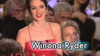 Winona Ryder Salutes Martin Scorsese at the AFI Life Achievement Award [upl. by Dot90]