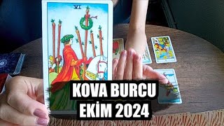 KOVA BURCU EKİM AYI TAROT FALI ♒ SİZİN İÇİN GÜZEL BİR AY OLACAK💫 KOVA BURCU EKİM 2024 YORUMU [upl. by Elleivap540]