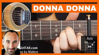 Donna Donna Guitar Lesson  part 1 of 4 [upl. by Percival]