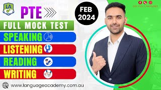 PTE Full Mock Test with Answers  February 2024  Language Academy PTE NAATI amp IELTS Online Classes [upl. by Polash]