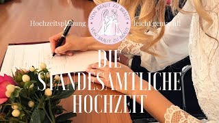 Standesamtliche Trauung Standesamtliche Hochzeit – Genau erklärt [upl. by Lobell484]