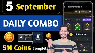 5 September Daily Combo Hamster kombat daily combo today daily combo hamster komabt [upl. by Arras]