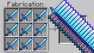 Minecraft mais je peux Multiplier les Items à linfini incroyable [upl. by Areip]