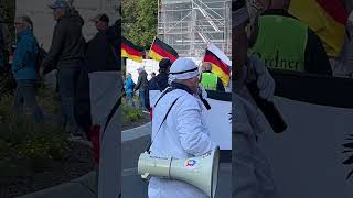 DEMO Aschaffenburg 14092024 mit Trommeln RHEINMAIN sagt NEIN [upl. by Goldina246]