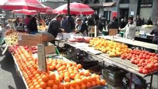 Zagreb  Dolac market on Saturday [upl. by Elirpa]