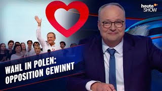 Mit Herz gegen Hetze Stoppen die Wahlen in Polen Europas Rechtsruck  heuteshow vom 20102023 [upl. by Mat]