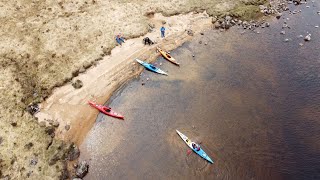 Kayaking Loch Laidon  Rannoch Moor  Scottish Highlands [upl. by Enitnatsnoc]