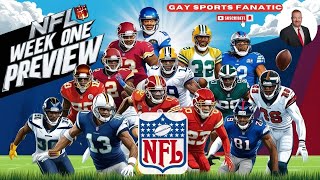 NFL Week One Preview Saddle Up gaysportsfanatic nflfootballpicks nflfootball [upl. by Eneliak]