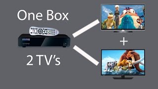 Watch 2 TVs with one Set Top BoxUsing a single wire [upl. by Yllitnahc789]