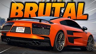 Obey 10F Widebody Customization Audi R8 Liberty Walk  GTA 5 Online shorts [upl. by Ulrick473]