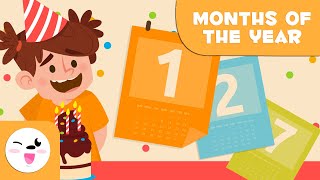 Months of the Year  Vocabulary for Kids [upl. by Ado]