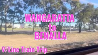 WANGARATTA to BENALLA VLine Train Trip Window View [upl. by Head]