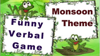 Monsoon Theme Kitty Party Game  Sawan Theme Kitty Party Game  Verbal Game [upl. by Syned]