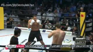 Badr hari vs Arnold oborotov 16102014 بدر هاري يفوز بالضربة القاضية [upl. by Moraj922]