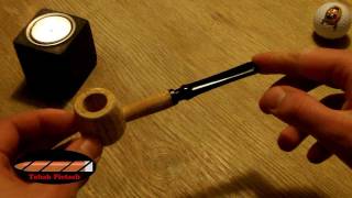 Corncob Pipe Maiskolben Pfeife  Straight Apple  Original Missouri Meerschaum Quality Product [upl. by Yllier]