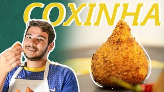 HOW TO MAKE BRAZILIAN COXINHA FROM SCRATCH  COXINHA CASEIRA  Brazilian Kitchen [upl. by Wesla]