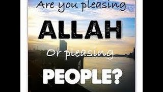 Are You Pleasing Allah or Pleasing People by Karim AbuZaid [upl. by Eninnaj944]