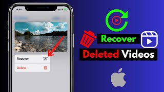 How To Recover Deleted Videos From iPhone 2024  Recover Accidentally Deleted Videos [upl. by Eiznikcm]