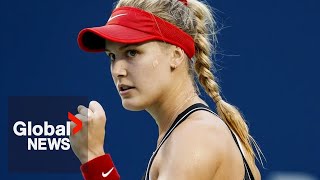 Canadian tennis star Eugenie Bouchard makes pro pickleball debut [upl. by Pliske60]