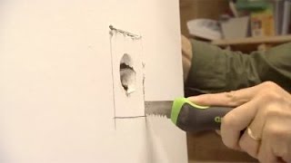 The Easy Way to Patch Holes in Drywall  Todays Homeowner with Danny Lipford [upl. by Atisor]